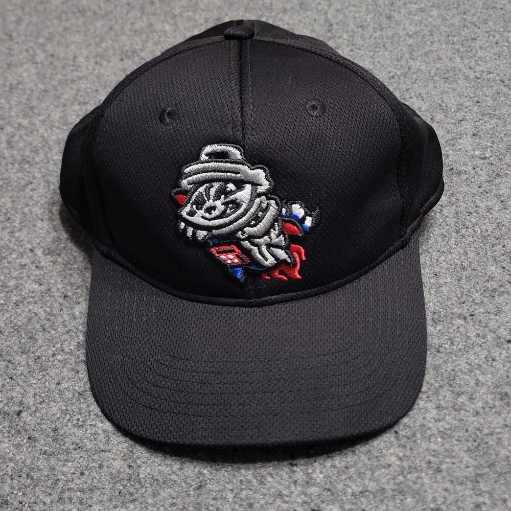 Rocket City Trash Pandas Hat Baseball Cap Youth Black Angels Double A Boys